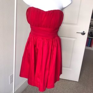 Cocktail dark link strapless mini NEW dress LaRok